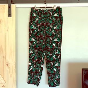 J Crew Printed Pants, Size 6. Look new!
